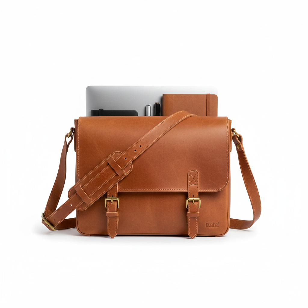 Zorro Laptop Bag Camel Shoulder