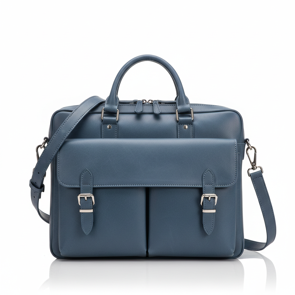 Zorro Laptop Bag Slate Blue Briefcase
